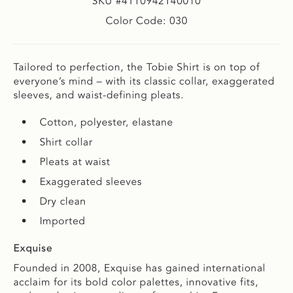 Anthropologie - The Tobie Short-Sleeve Pleated Blouse by Exquise, size XL - Picture 6 of 6